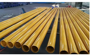 pipe with plastic coating