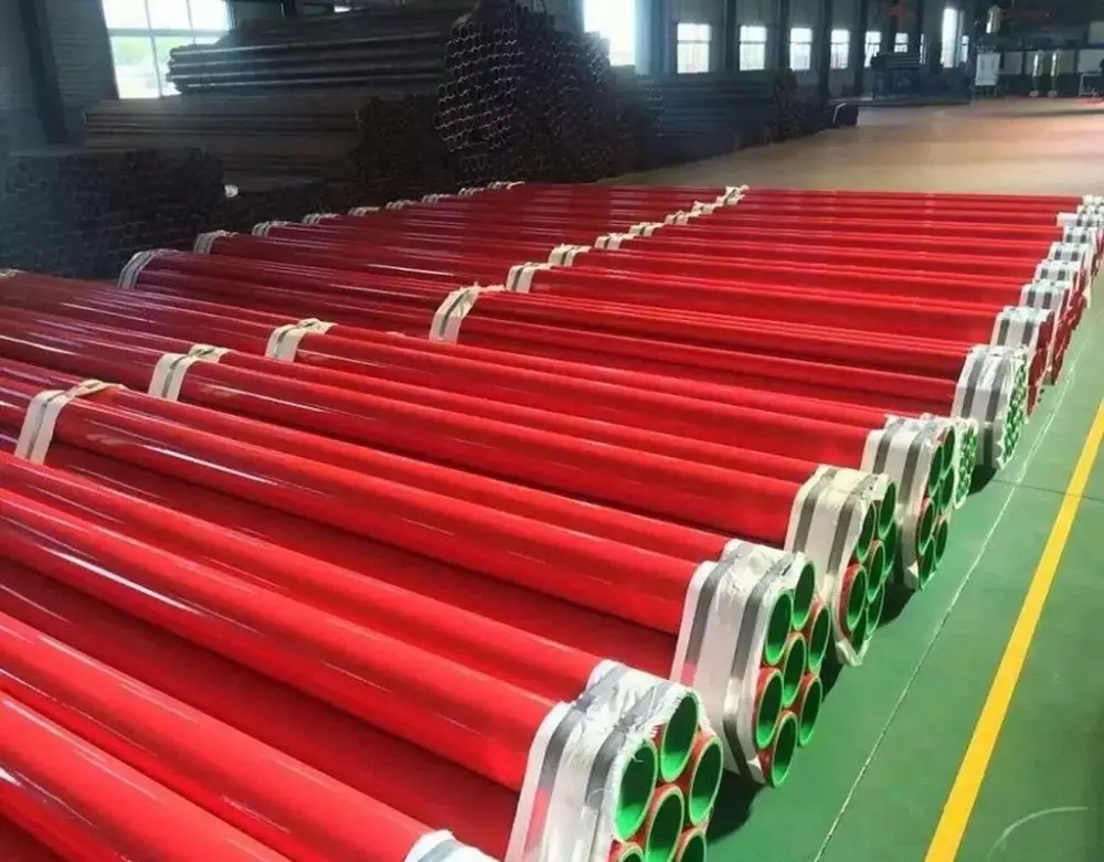 pipe with plastic coating